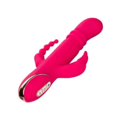 CALEXOTICS - JACK FANTASY TRIPLE HEATED VIBRATOR RABBIT PINK