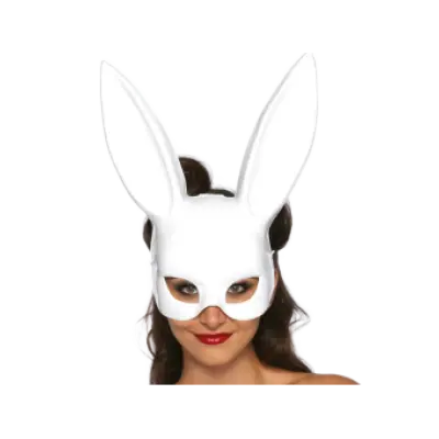 LEG AVENUE - MASQUERADE RABBIT MASK WHITE