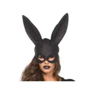 LEG AVENUE - GLITTER MASQUERADE RABBIT MASK