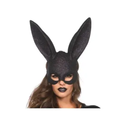 LEG AVENUE - GLITTER MASQUERADE RABBIT MASK