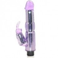 Crystal Purple Rabbit Vibrator ( Vattentät ) Med 2st vibratorrmotor