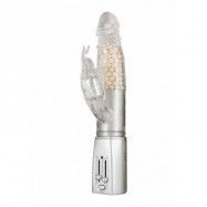 DISCO RABBIT VIBRATOR SILVER