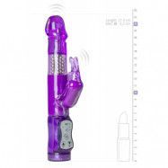 Easytoys Purple Bunny Vibrator - med snurrande Kulor