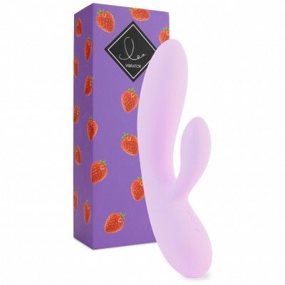 Feelztoys Lea Rabbit Vibrator Strawberry