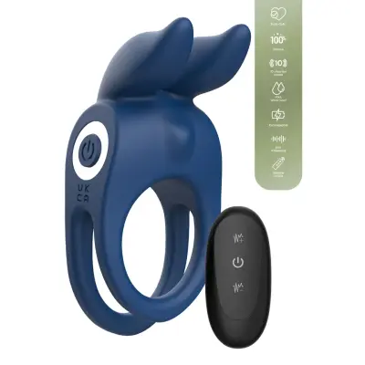 Fierce Rabbit Ring Vibrating + Remote