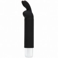 Fifty Shades of Grey Laddningsbar Rabbit Bulletvibrator       - Svart