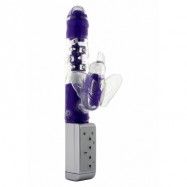 FUNKY BUTTERFLY VIBRATOR DARK PURPLE - MED HÄRLIG RABBIT FUNKTION