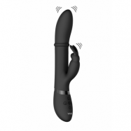 Halo Ring Rabbit Vibrator Black