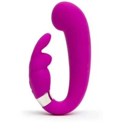 Happy Rabbit G-Spot Clitoral Curve Vibrator Purple
