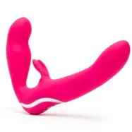 Happy Rabbit Strapless Strap-On Rosa