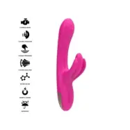 Intense Britney Multifunction Rabbit Vibrator 23 Cm Pink