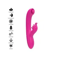 Intense Christina Multifunction Rabbit Vibrator 22.5 Cm Pink