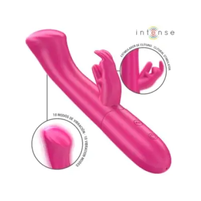 Intense Julieta Rabbit Vibrator 18.6 Cm 10 Vibrations Pink