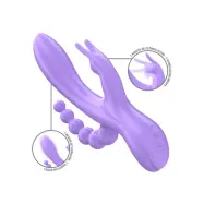 Intense Miko Triple Vibrator Rabbit& Stimulator& Anal