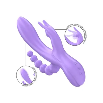 Intense Miko Triple Vibrator Rabbit& Stimulator& Anal