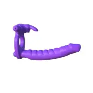 Fantasy C-Ringz Silicone Double Vibrator Rabbit