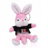 KEYCHAIN NAUGHTY BUNNY BLACK