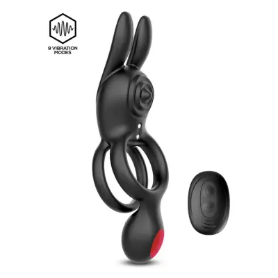 Konny Vibrating Rabbit Double Cockring