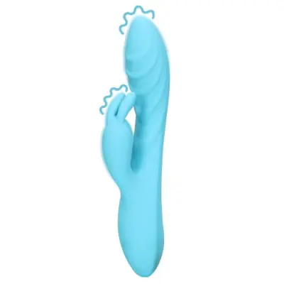 Loveline Ribbed Ultra Soft Rabbit Vibrator