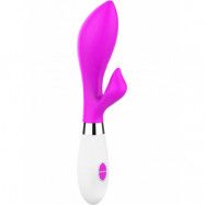 Luminous: Achelois, Ultra Soft Silicone Rabbit Vibrator, rosa