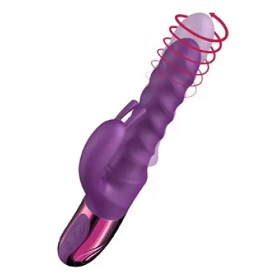 She.E.O. Swirl Rabbit Vibrator Purple