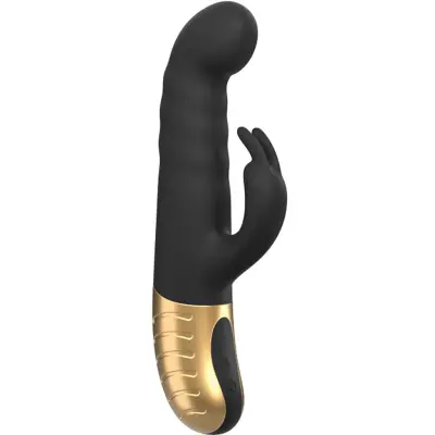 Marc Dorcel: G-Stormer, Thrusting Rabbit Vibrator, svart & guld