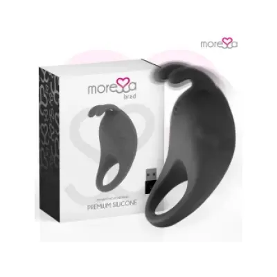 Moressa Brad Premium Silicone Rechargeable Black