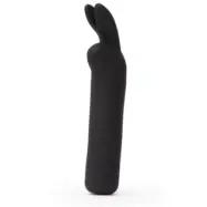 Happy Rabbit Silicone Rabbit Ears Bullet Black