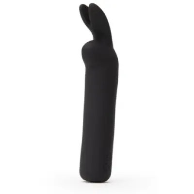 Happy Rabbit Silicone Rabbit Ears Bullet Black