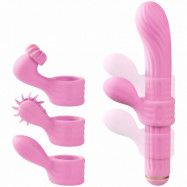 OTOUCH Magic Stick S1 Plus Vibrator med Tillbehör - Pink