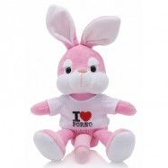 PLUSH NAUGHTY BUNNY 20 CM WHITE