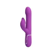 Pretty Love 4 In 1 Multifunction Vibrator & Stimulator Purple
