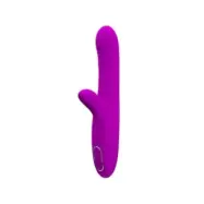 Pretty Love Angelique Multifunction Vibrator + Clitoris Stimulator Purple