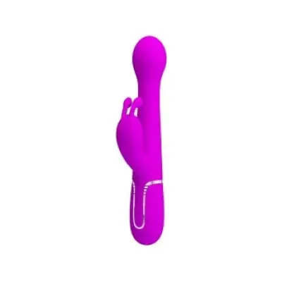 Pretty Love Dejon Rabbit Vibrator 3 In 1 Multifunction Violet