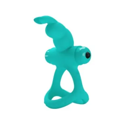 Pretty Love Figgy Green Rabbit Vibrator Ring