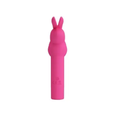 Pretty Love Gerardo Fuschia Rabbit Silicone Vibrator