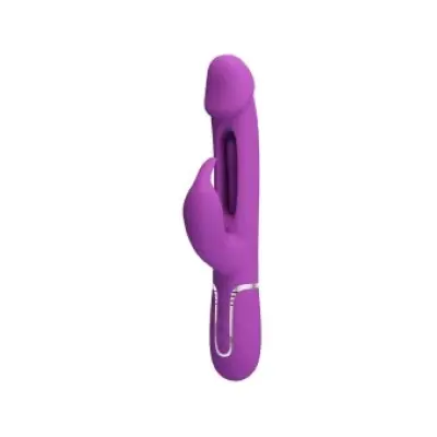 Pretty Love Kampas 3 In 1 Multifunction Rabbit Vibrator  Purple