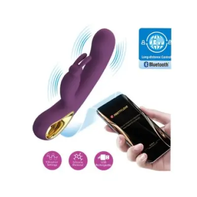 Pretty Love Liam Rabbit Vibrator & G Spot Stimulator Purple