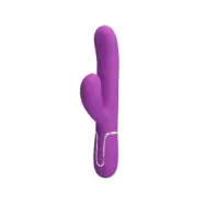 Pretty Love Perlita 3 In 1 Multifunction Rabbit Vibrator  Purple