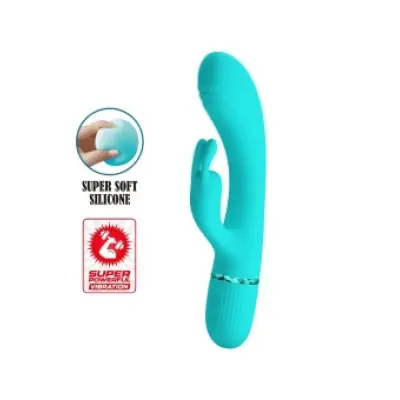 Pretty Love Scocco Vibrator Rabbit Turquoise