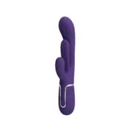 Pretty Love Shania Triple Rabbit Vibrator Multifunction Purple