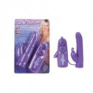 PURPLE BLOSSOM VIBRATOR - Med Rabbit