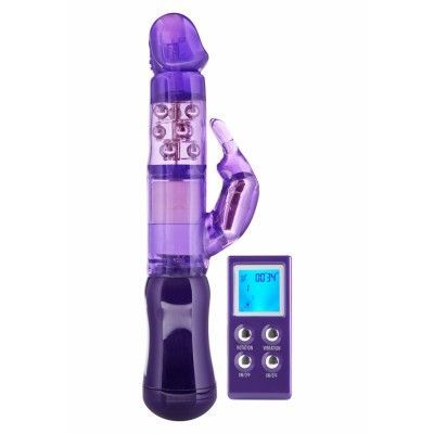 RABBIT SENSATION VIBR. REMOTE PURPL