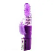 Rabbit Vibrator 23 x 4 cm - Lila