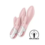 Satisfyer Air Pump Bunny 3 Inflatable Rabbit Vibrator Pink