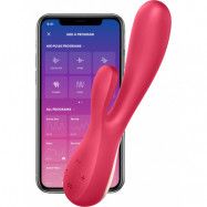 Satisfyer Connect: Mono Flex Vibrator, röd