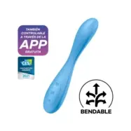 Satisfyer G-Spot Flex 4+ Multi Vibrator App Blue