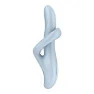 Satisfyer Heat Flex 4 Rabbit Ljusblå