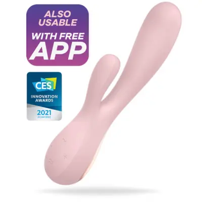 Satisfyer Mono Flex (Färg: Ljus rosa)