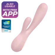 Satisfyer Mono Flex Vibrator - Mauve Pink